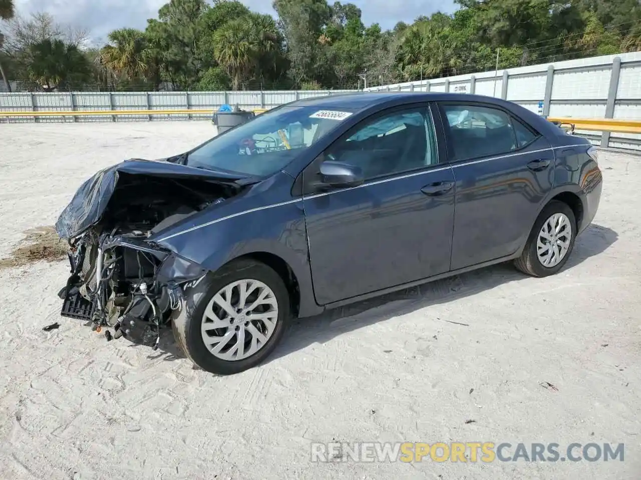 1 Photograph of a damaged car 5YFBURHE8KP944686 TOYOTA COROLLA 2019