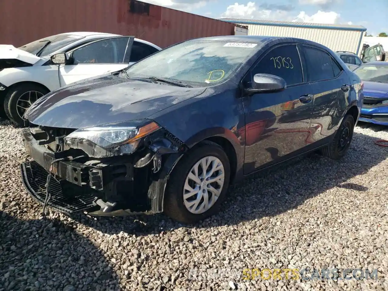 2 Photograph of a damaged car 5YFBURHE8KP944798 TOYOTA COROLLA 2019