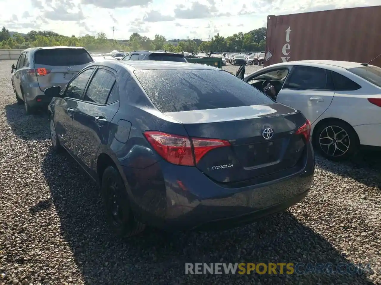 3 Photograph of a damaged car 5YFBURHE8KP944798 TOYOTA COROLLA 2019