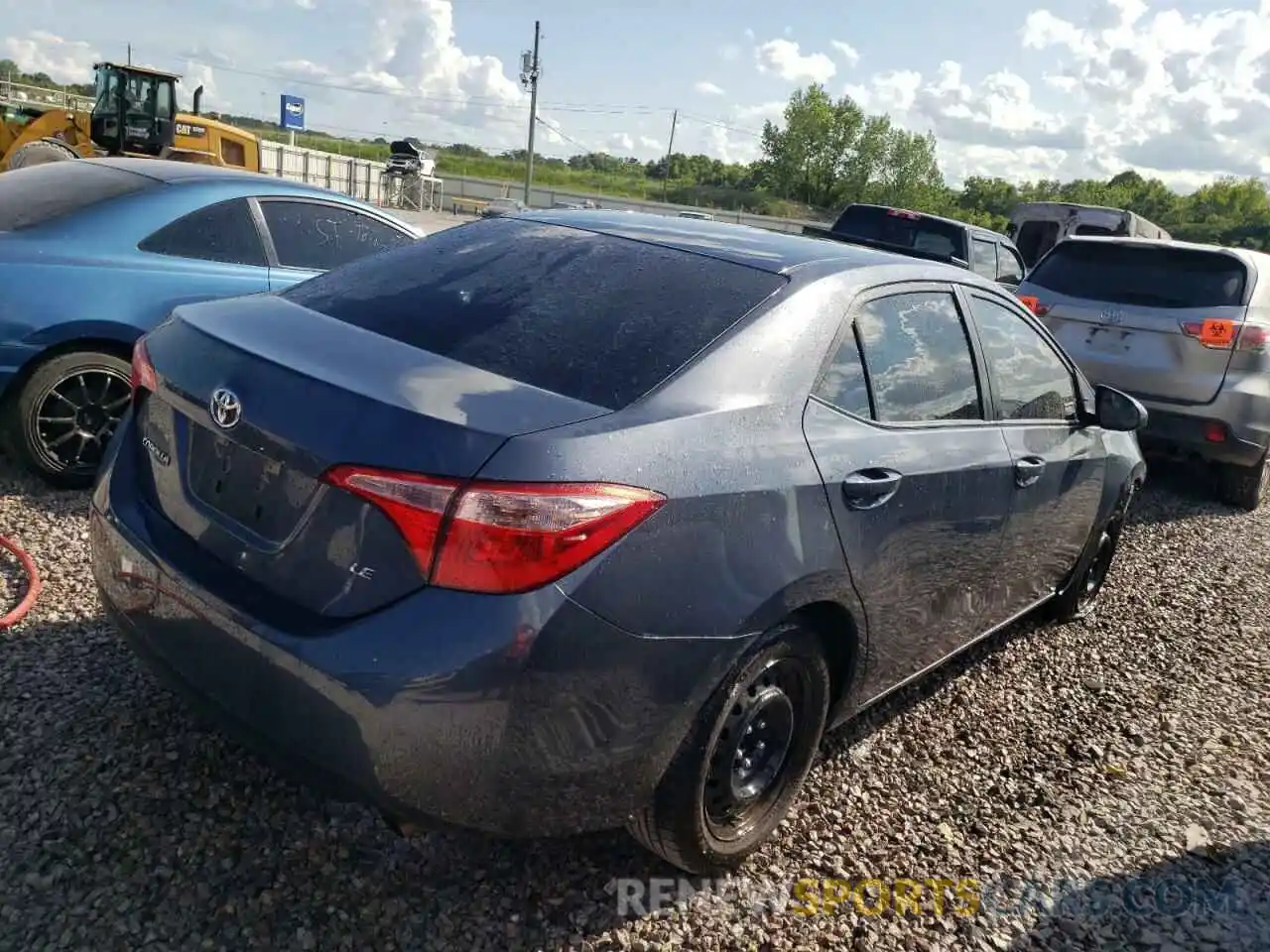 4 Photograph of a damaged car 5YFBURHE8KP944798 TOYOTA COROLLA 2019