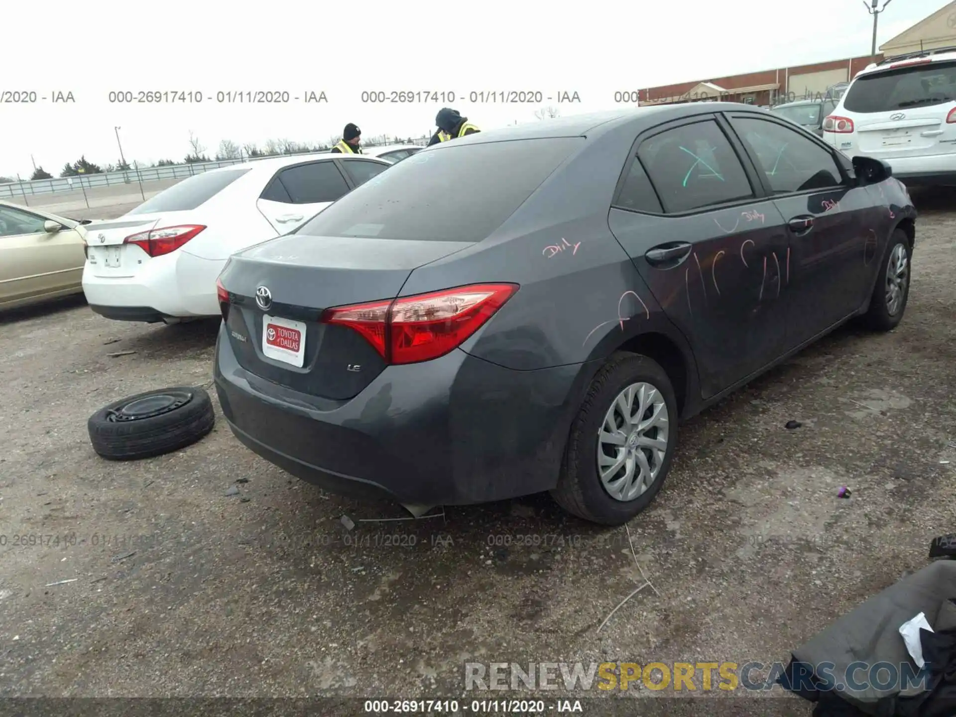 4 Photograph of a damaged car 5YFBURHE8KP944901 TOYOTA COROLLA 2019