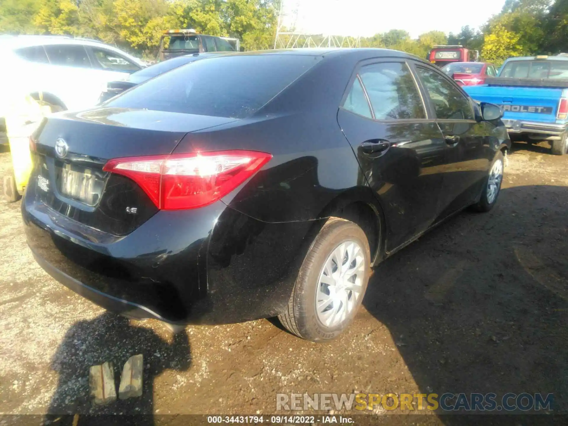 4 Photograph of a damaged car 5YFBURHE8KP944929 TOYOTA COROLLA 2019