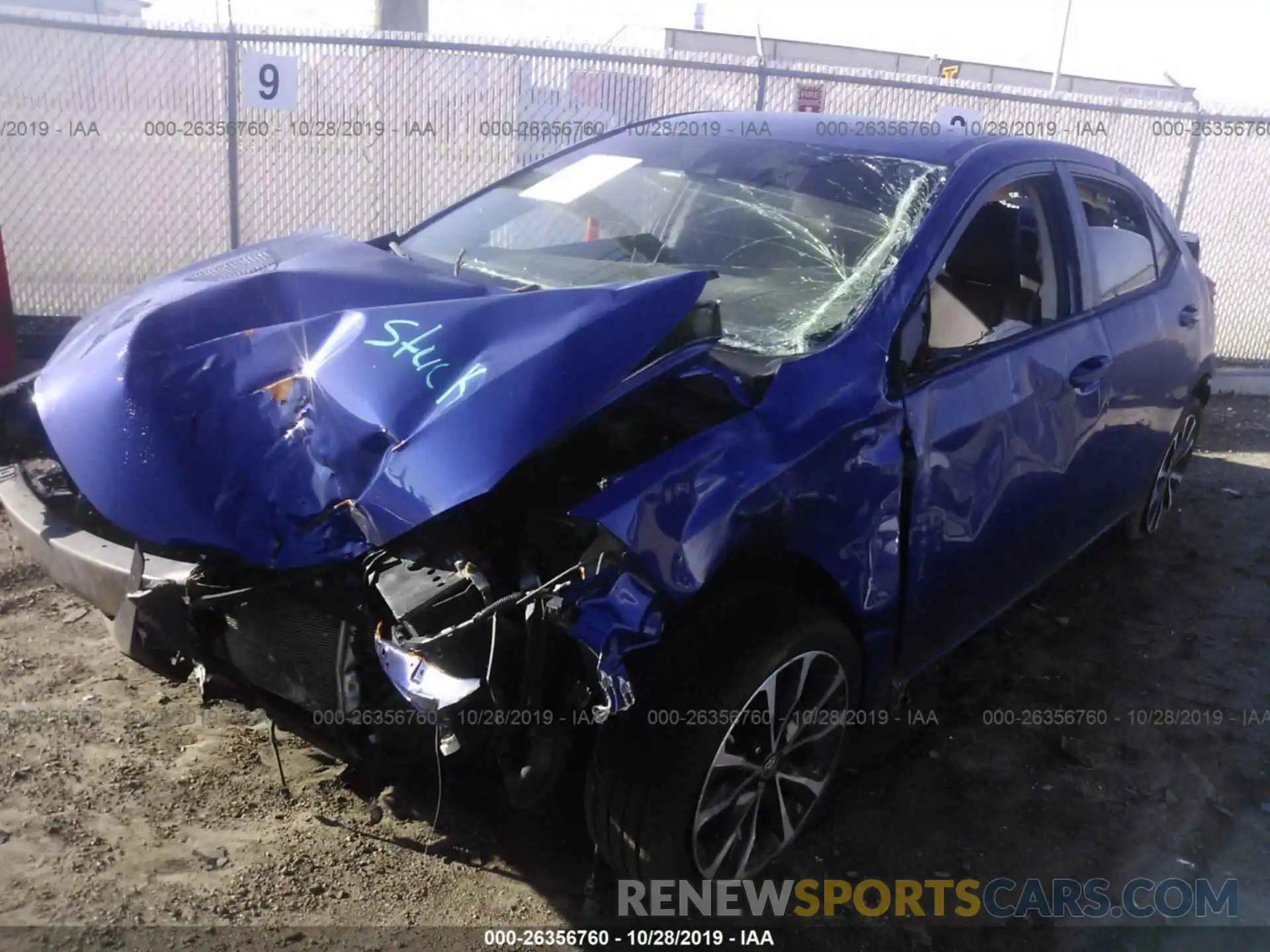 6 Photograph of a damaged car 5YFBURHE8KP945062 TOYOTA COROLLA 2019