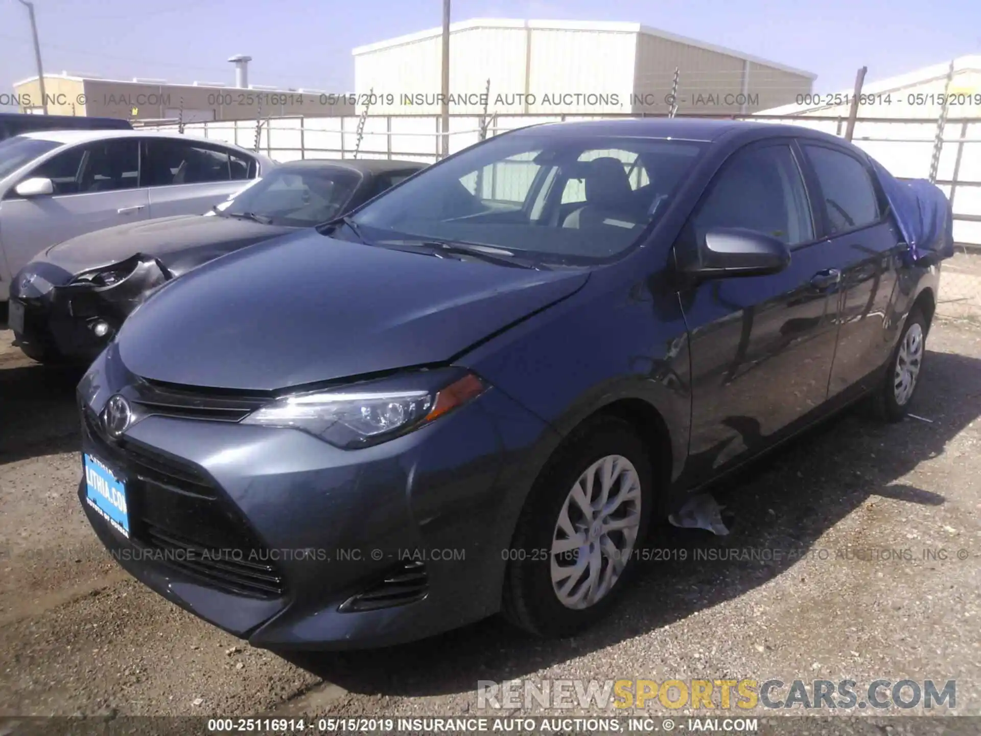 2 Photograph of a damaged car 5YFBURHE8KP945465 TOYOTA COROLLA 2019