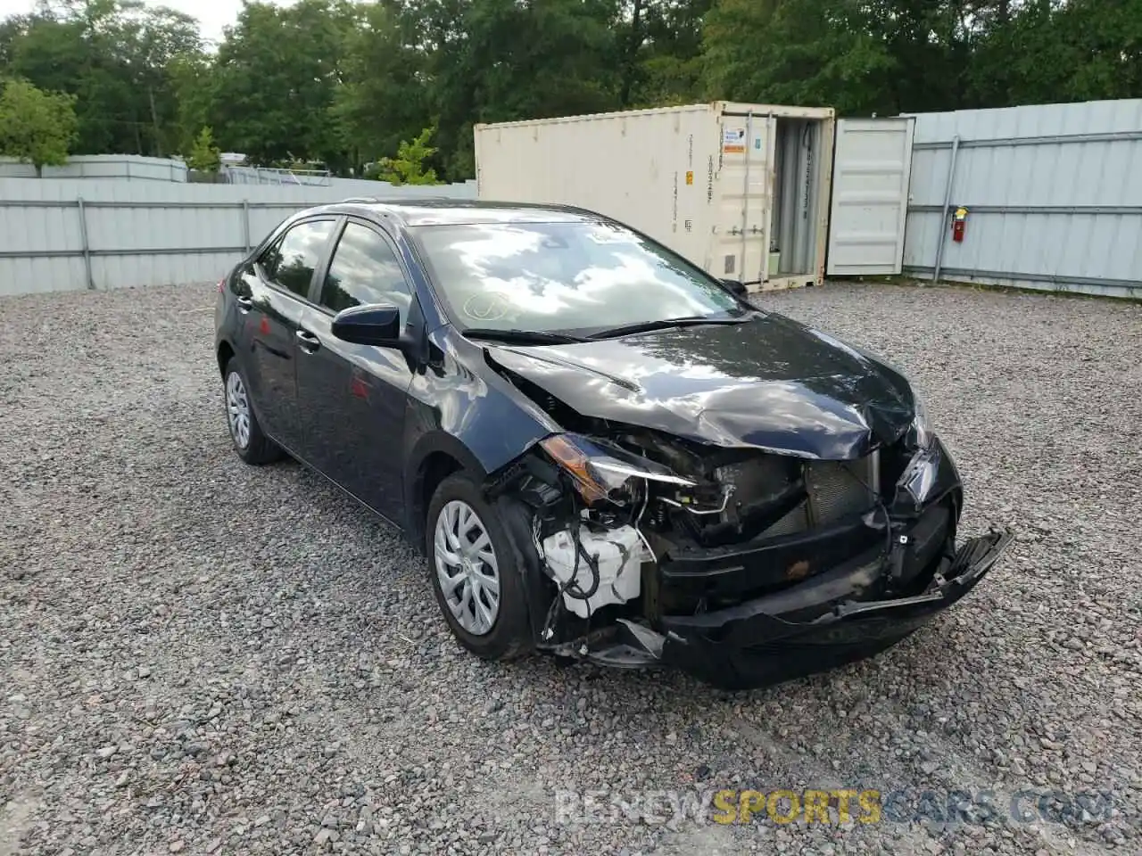 1 Photograph of a damaged car 5YFBURHE8KP945627 TOYOTA COROLLA 2019