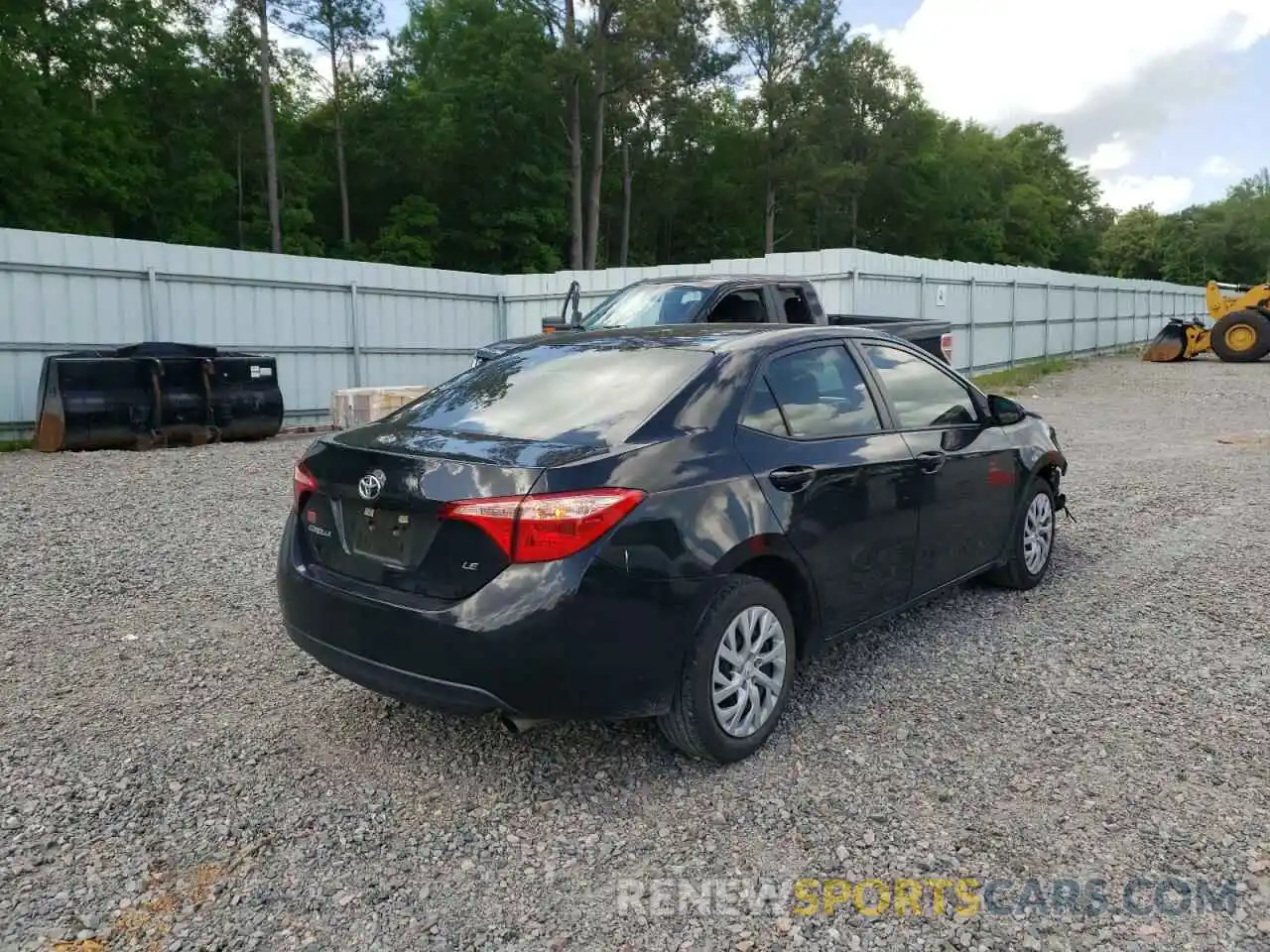 4 Photograph of a damaged car 5YFBURHE8KP945627 TOYOTA COROLLA 2019