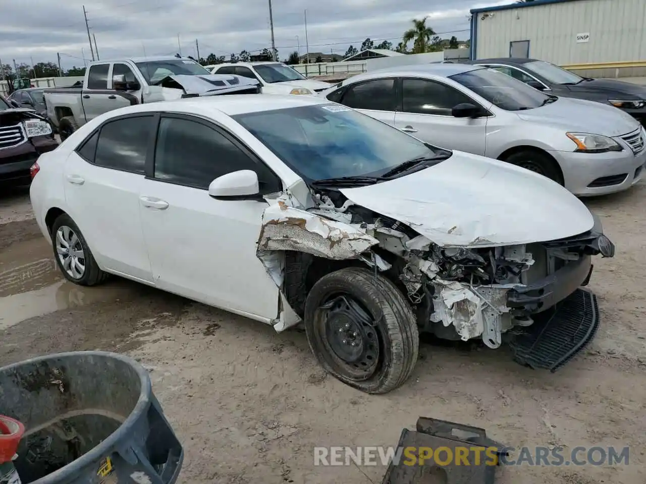 4 Photograph of a damaged car 5YFBURHE8KP945661 TOYOTA COROLLA 2019