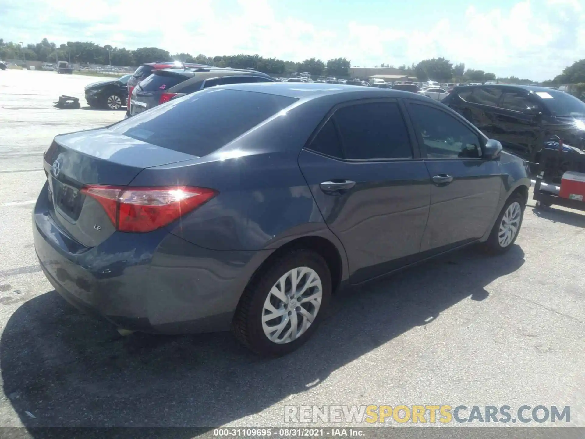 4 Photograph of a damaged car 5YFBURHE8KP945675 TOYOTA COROLLA 2019