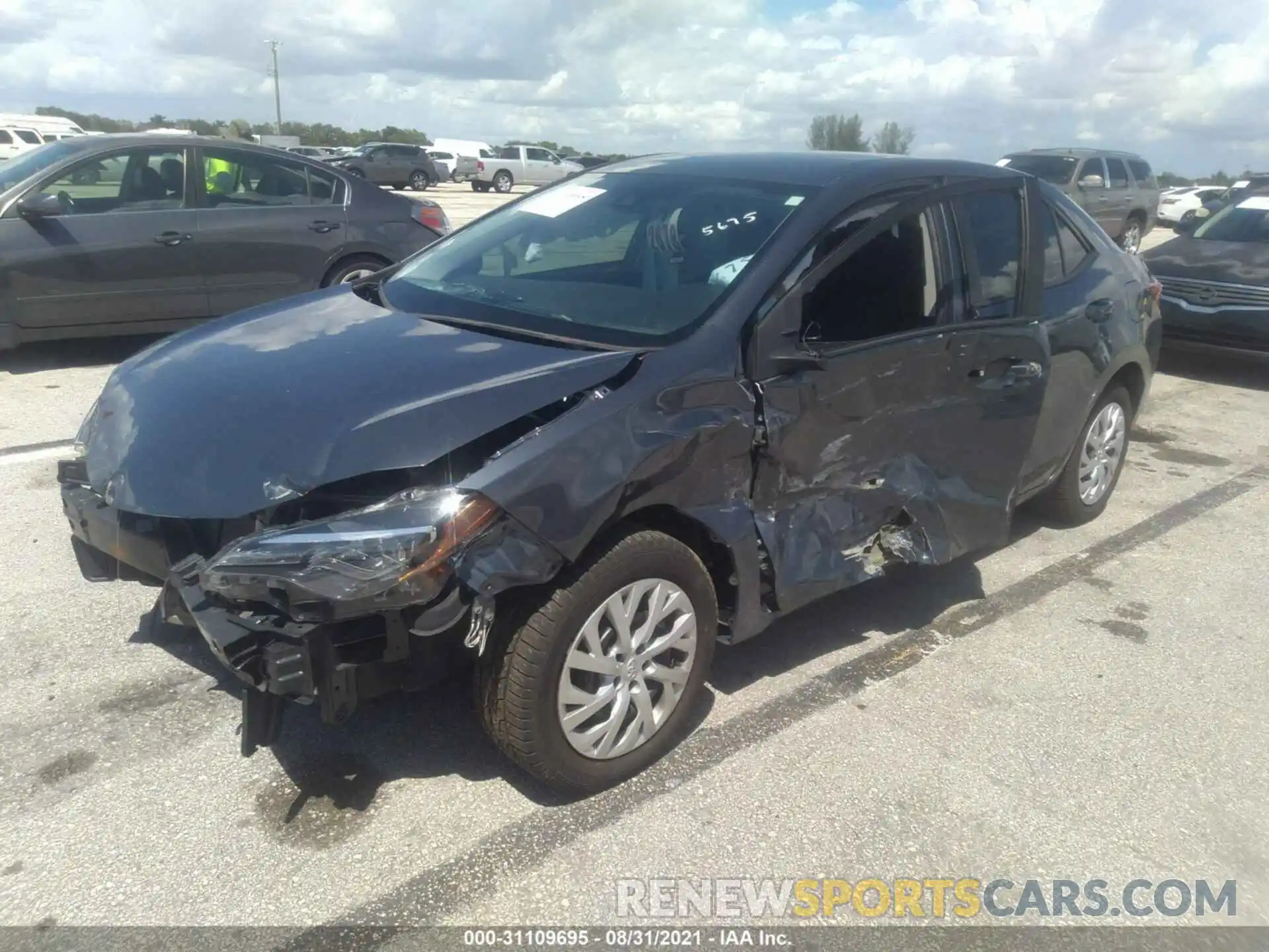 6 Photograph of a damaged car 5YFBURHE8KP945675 TOYOTA COROLLA 2019