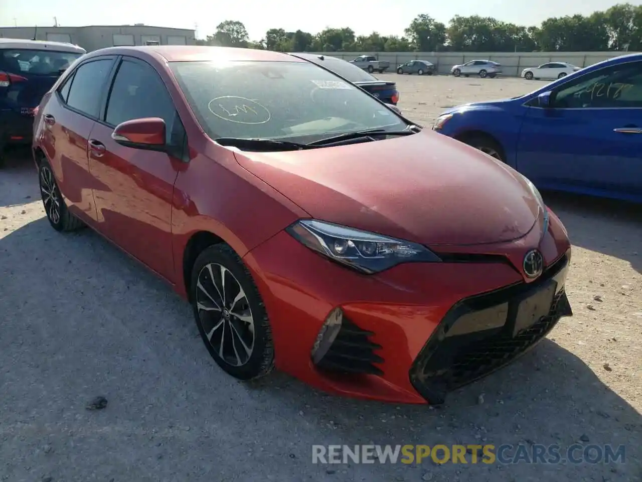 1 Photograph of a damaged car 5YFBURHE8KP946485 TOYOTA COROLLA 2019