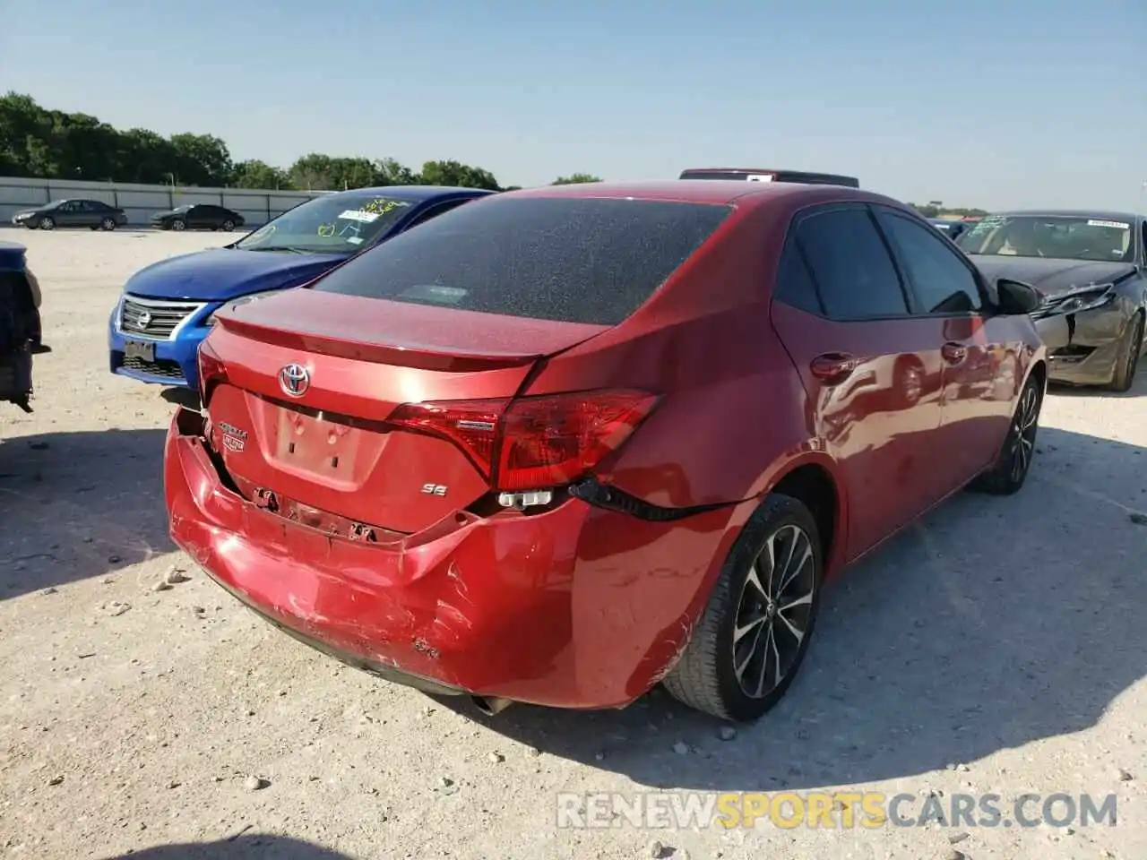 4 Photograph of a damaged car 5YFBURHE8KP946485 TOYOTA COROLLA 2019