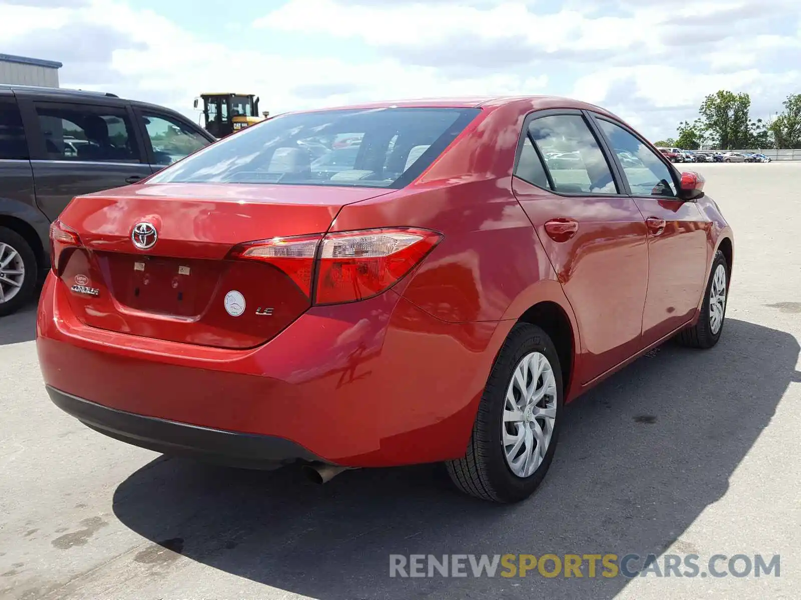 4 Photograph of a damaged car 5YFBURHE8KP946843 TOYOTA COROLLA 2019