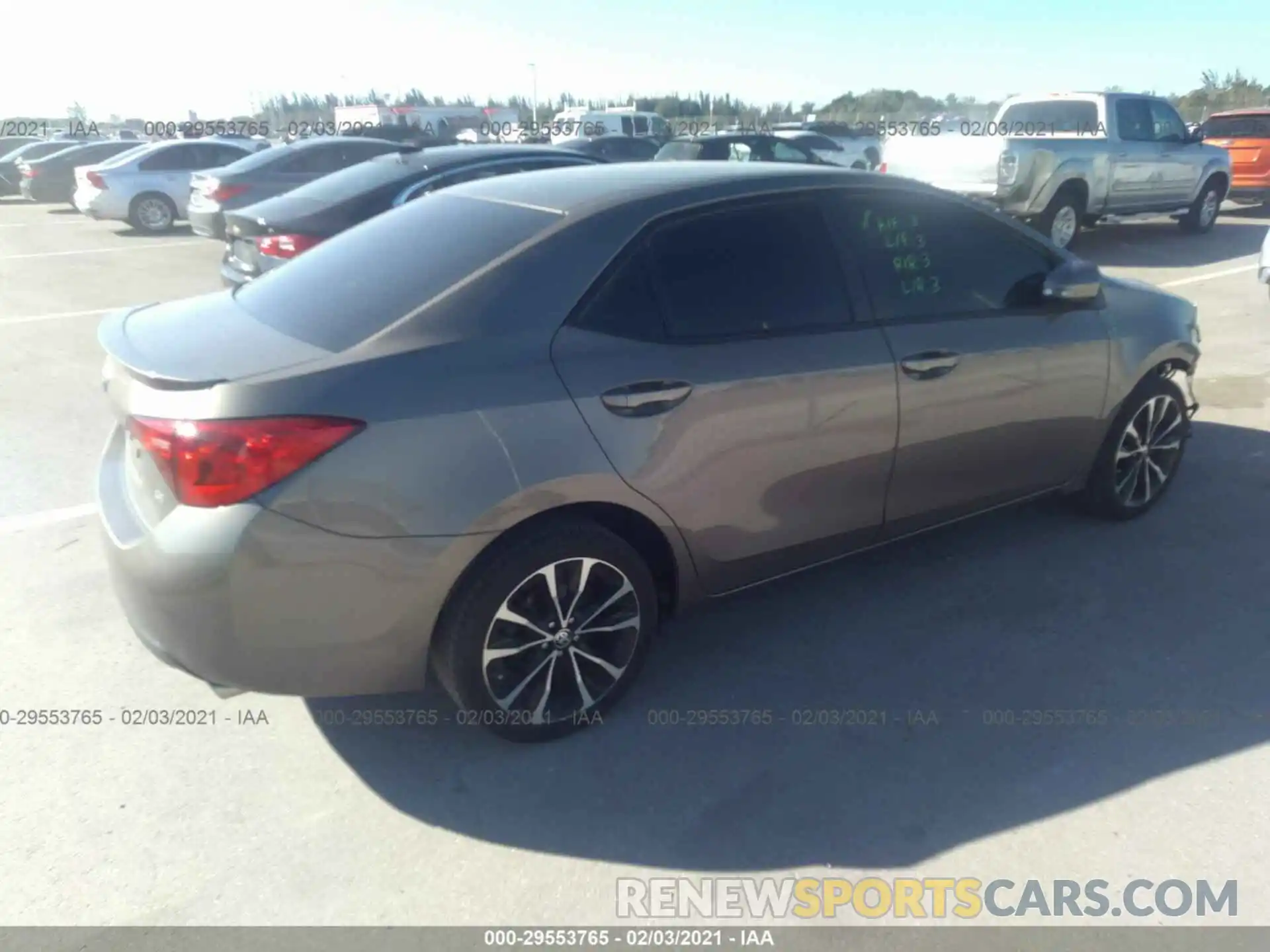 4 Photograph of a damaged car 5YFBURHE8KP946986 TOYOTA COROLLA 2019