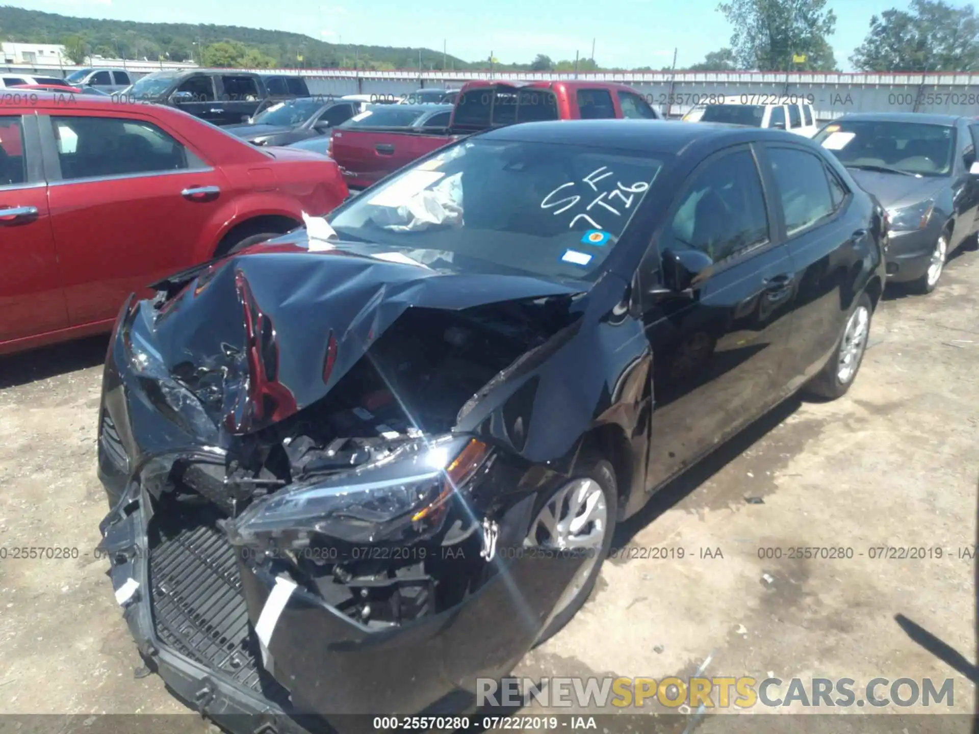 2 Photograph of a damaged car 5YFBURHE8KP947667 TOYOTA COROLLA 2019