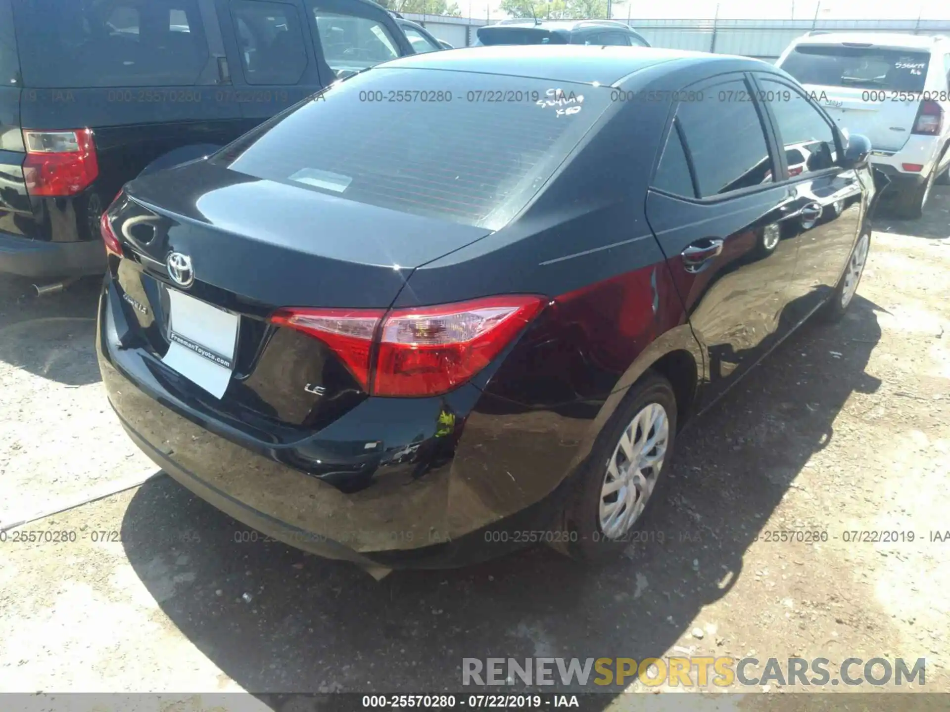 4 Photograph of a damaged car 5YFBURHE8KP947667 TOYOTA COROLLA 2019