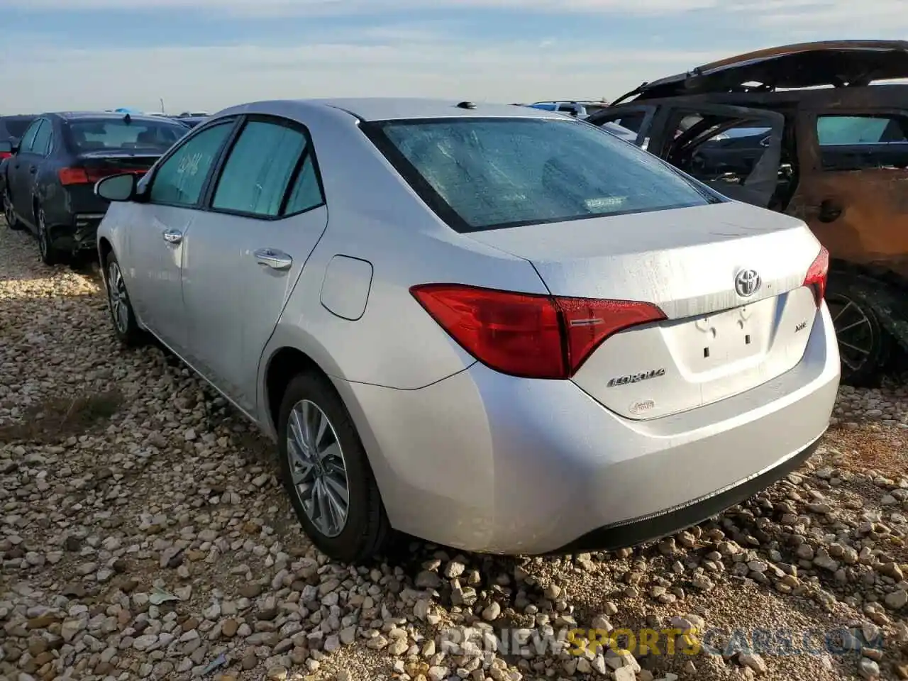 2 Photograph of a damaged car 5YFBURHE8KP947913 TOYOTA COROLLA 2019