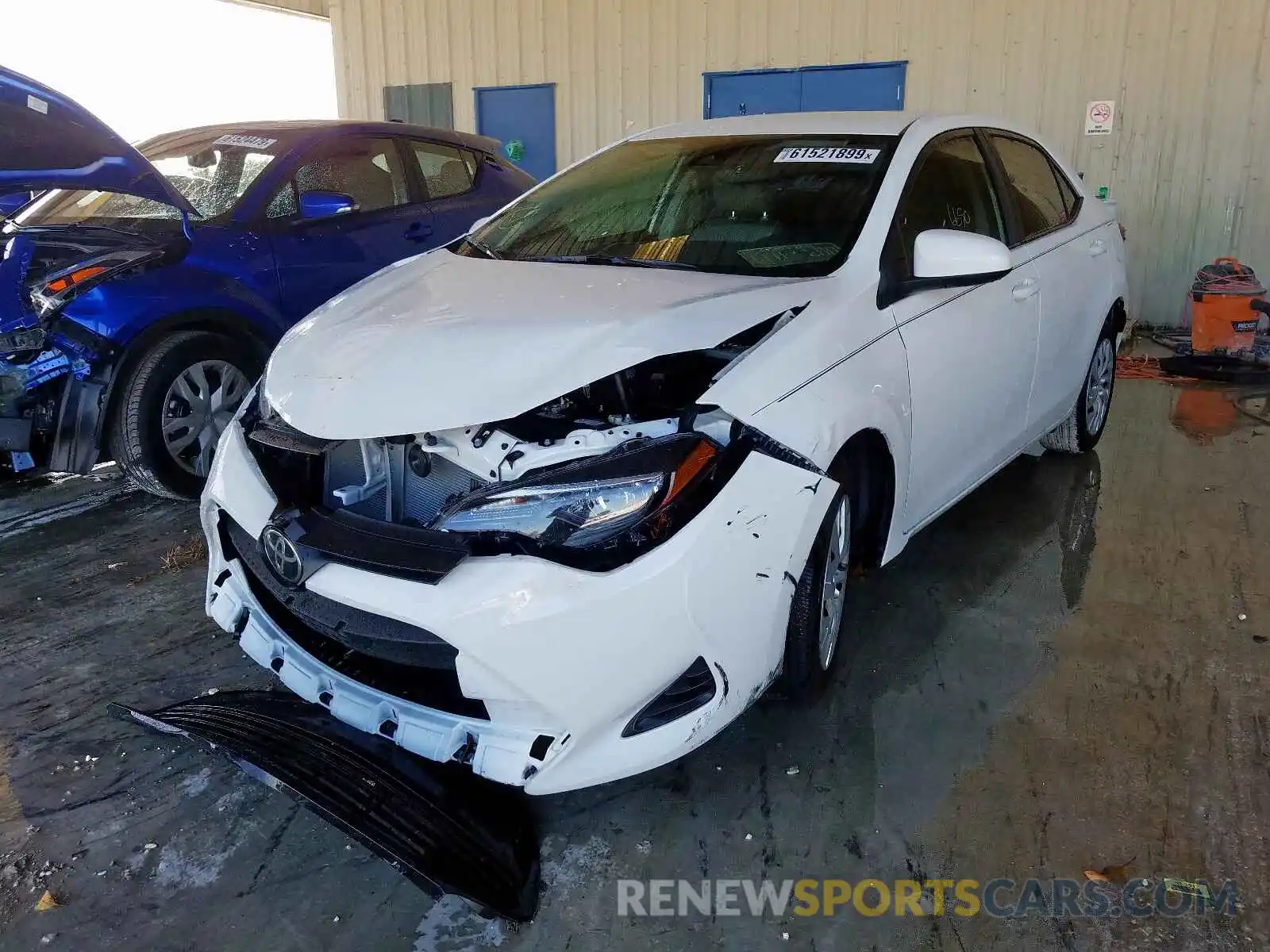 2 Photograph of a damaged car 5YFBURHE8KP947989 TOYOTA COROLLA 2019