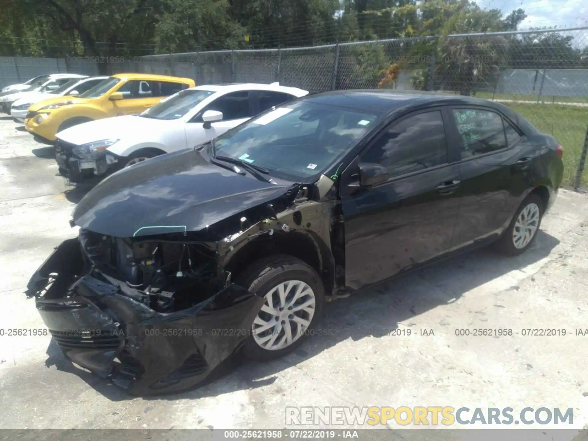 2 Photograph of a damaged car 5YFBURHE8KP948642 TOYOTA COROLLA 2019