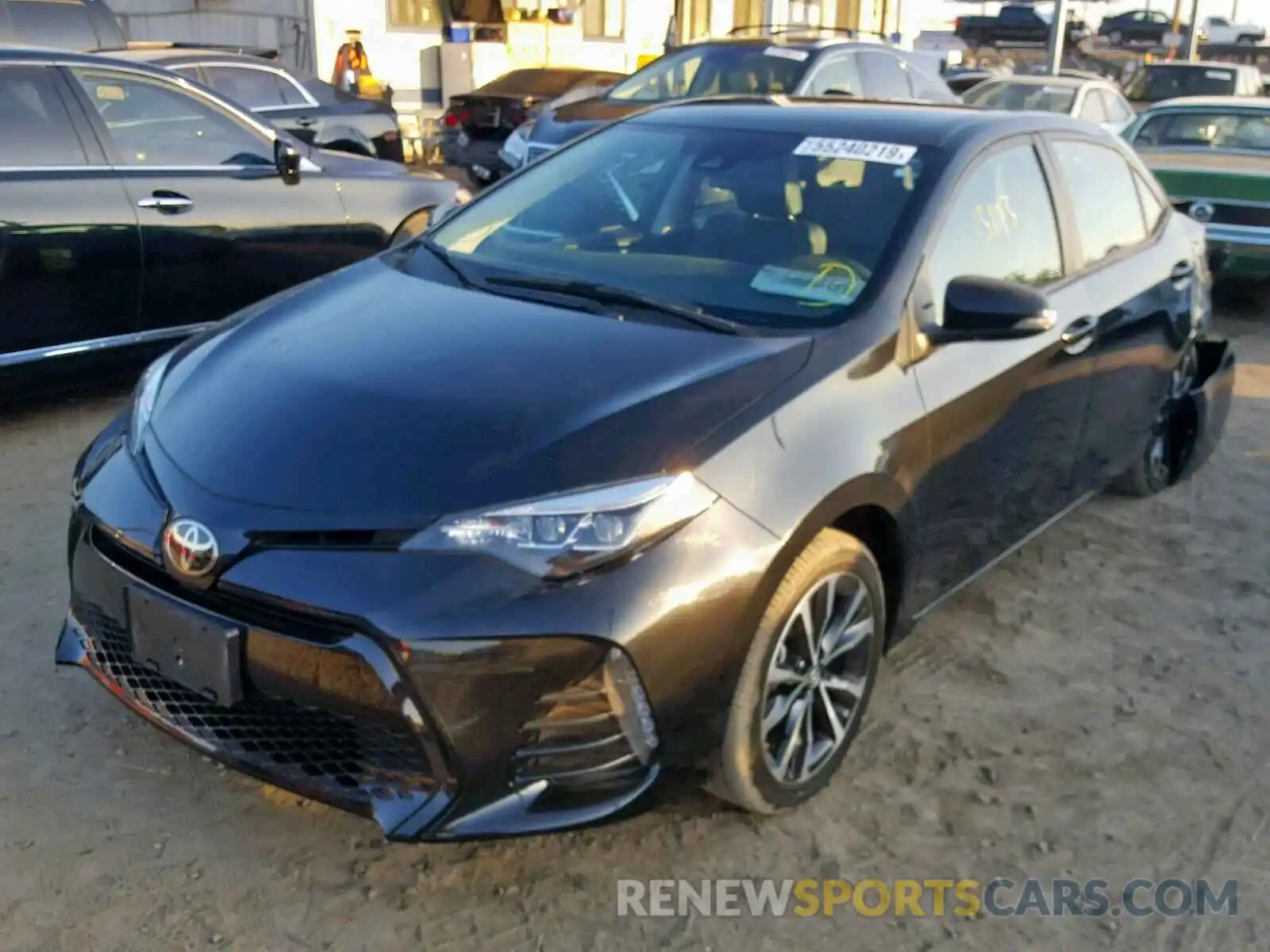 2 Photograph of a damaged car 5YFBURHE8KP948706 TOYOTA COROLLA 2019