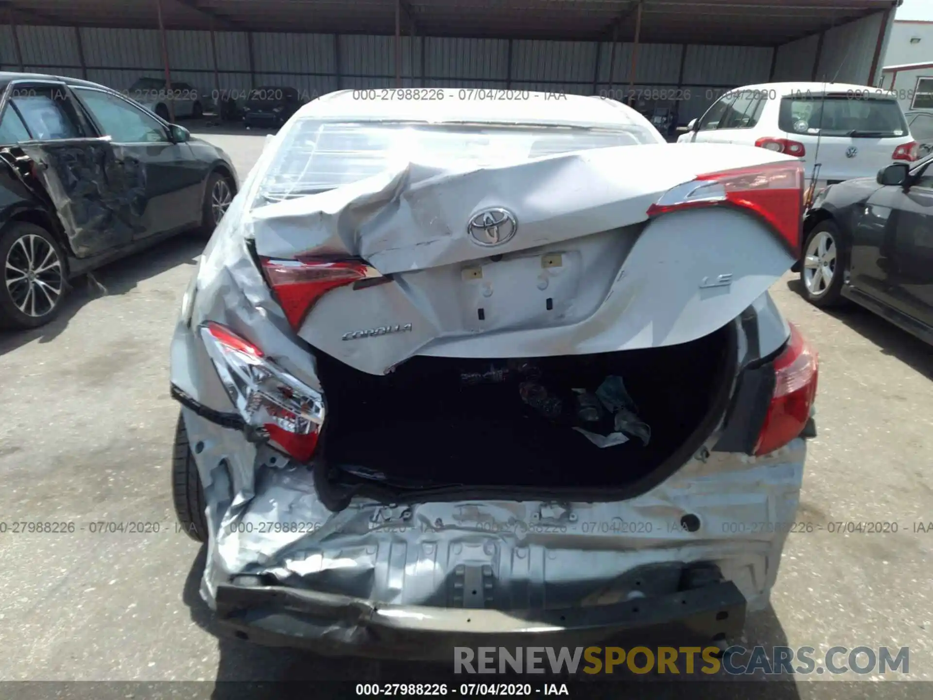 6 Photograph of a damaged car 5YFBURHE8KP948799 TOYOTA COROLLA 2019