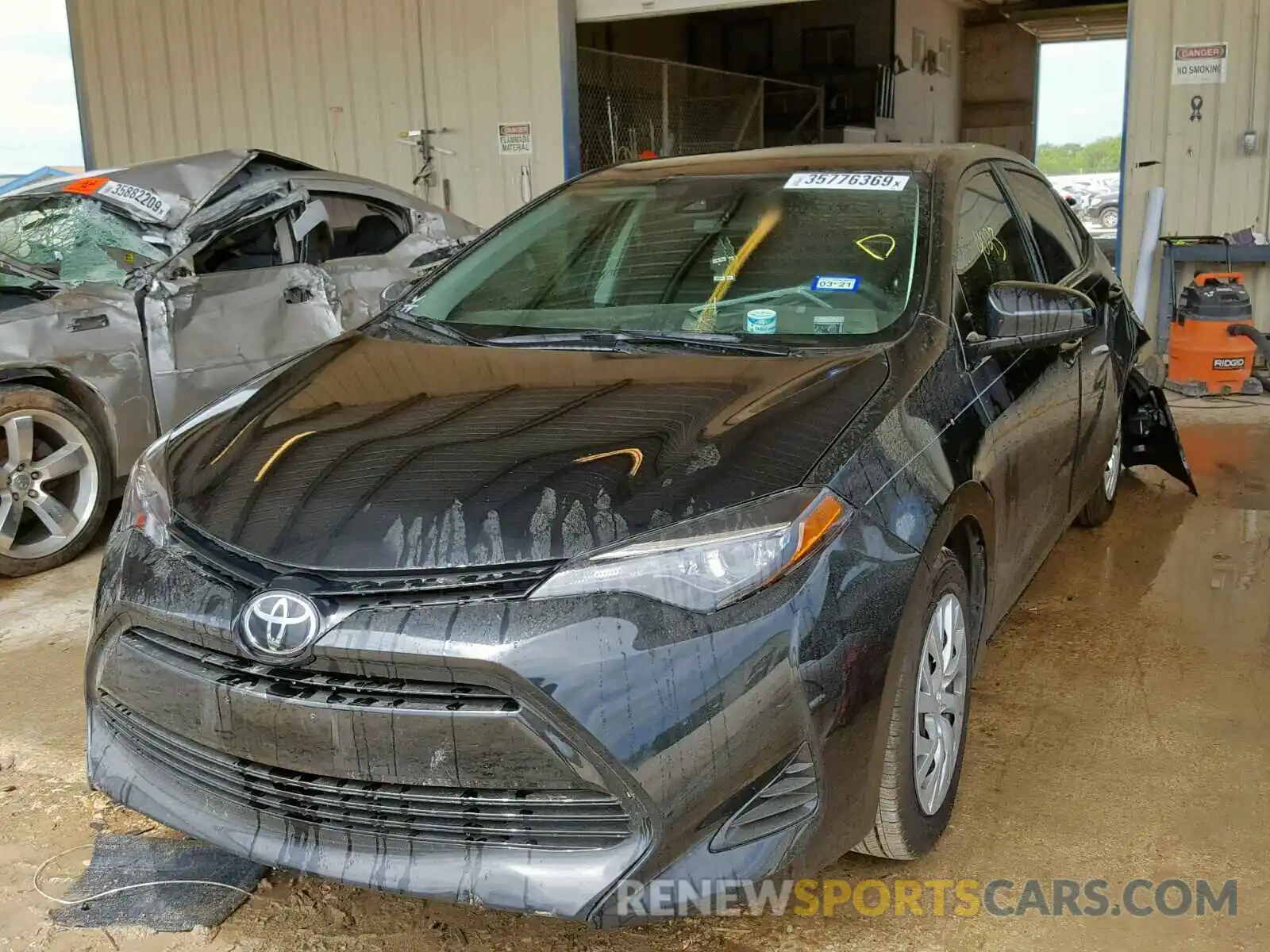 2 Photograph of a damaged car 5YFBURHE8KP948866 TOYOTA COROLLA 2019