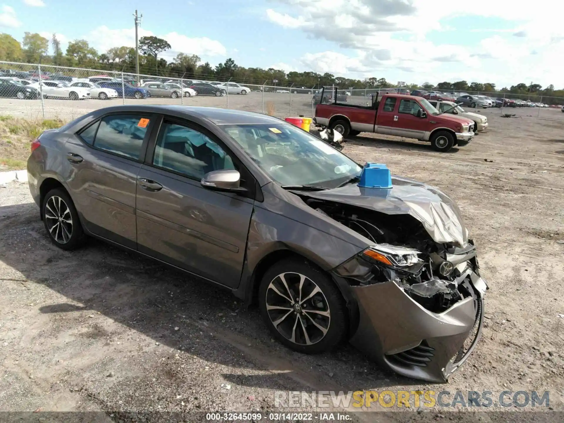 1 Photograph of a damaged car 5YFBURHE8KP948916 TOYOTA COROLLA 2019