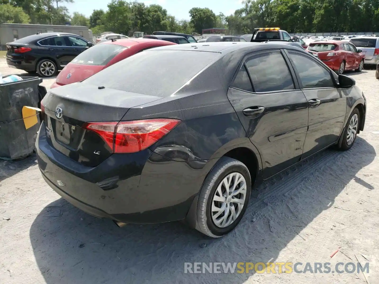 4 Photograph of a damaged car 5YFBURHE8KP948933 TOYOTA COROLLA 2019