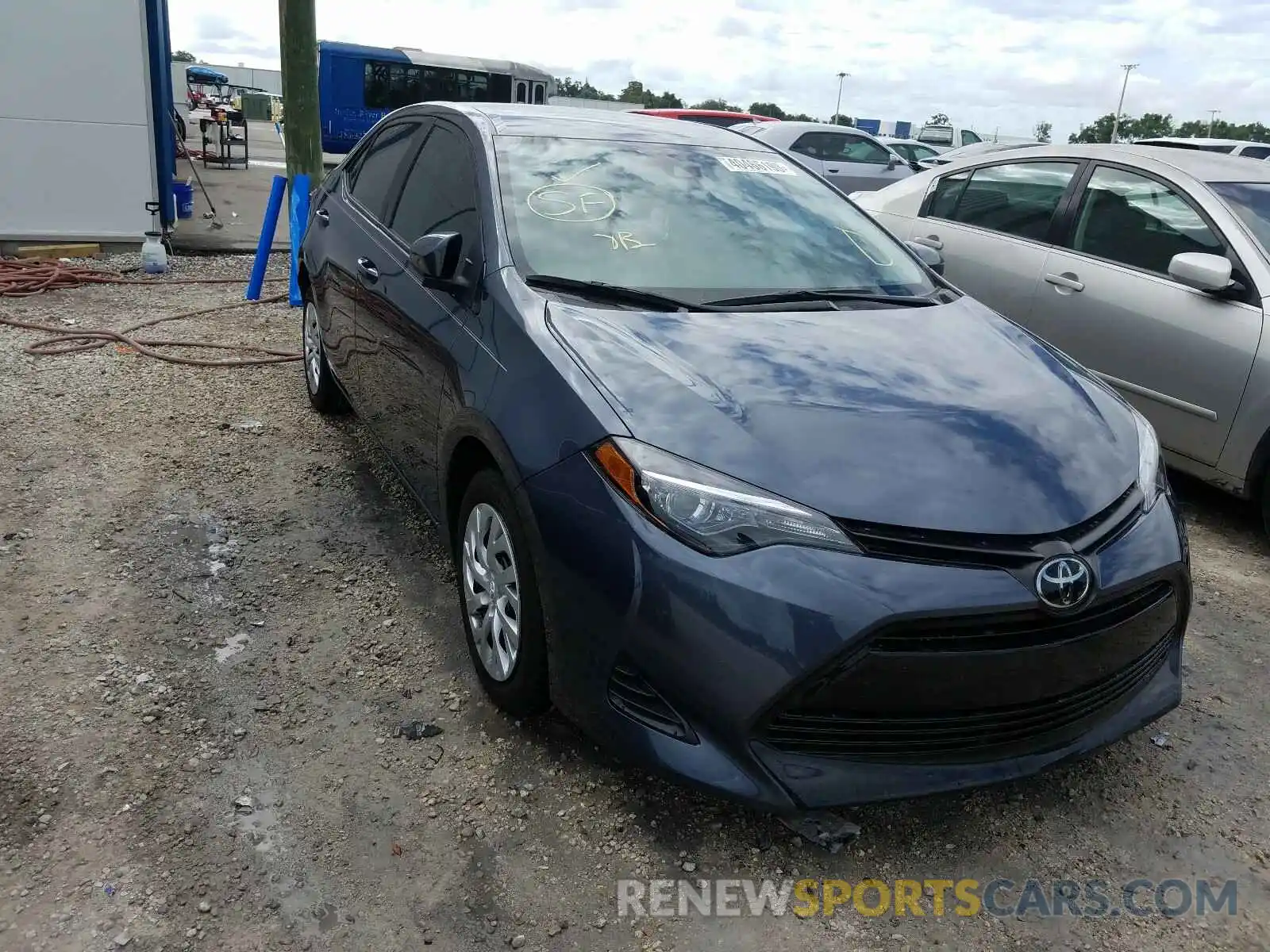 1 Photograph of a damaged car 5YFBURHE8KP948995 TOYOTA COROLLA 2019