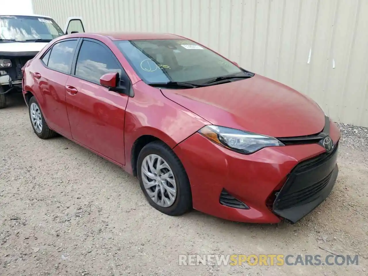 1 Photograph of a damaged car 5YFBURHE8KP949418 TOYOTA COROLLA 2019