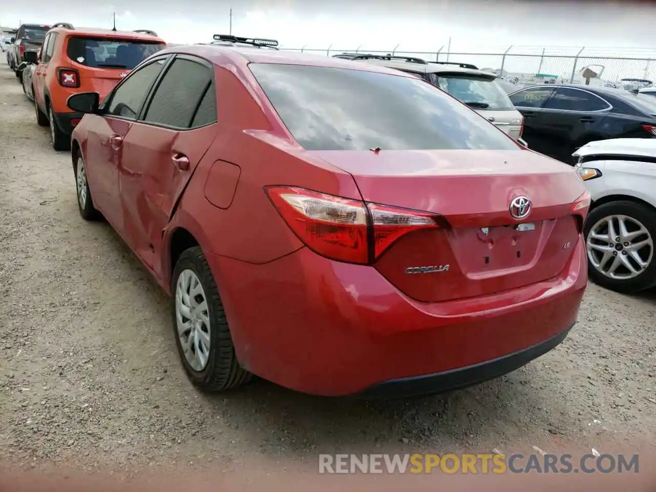 3 Photograph of a damaged car 5YFBURHE8KP949418 TOYOTA COROLLA 2019