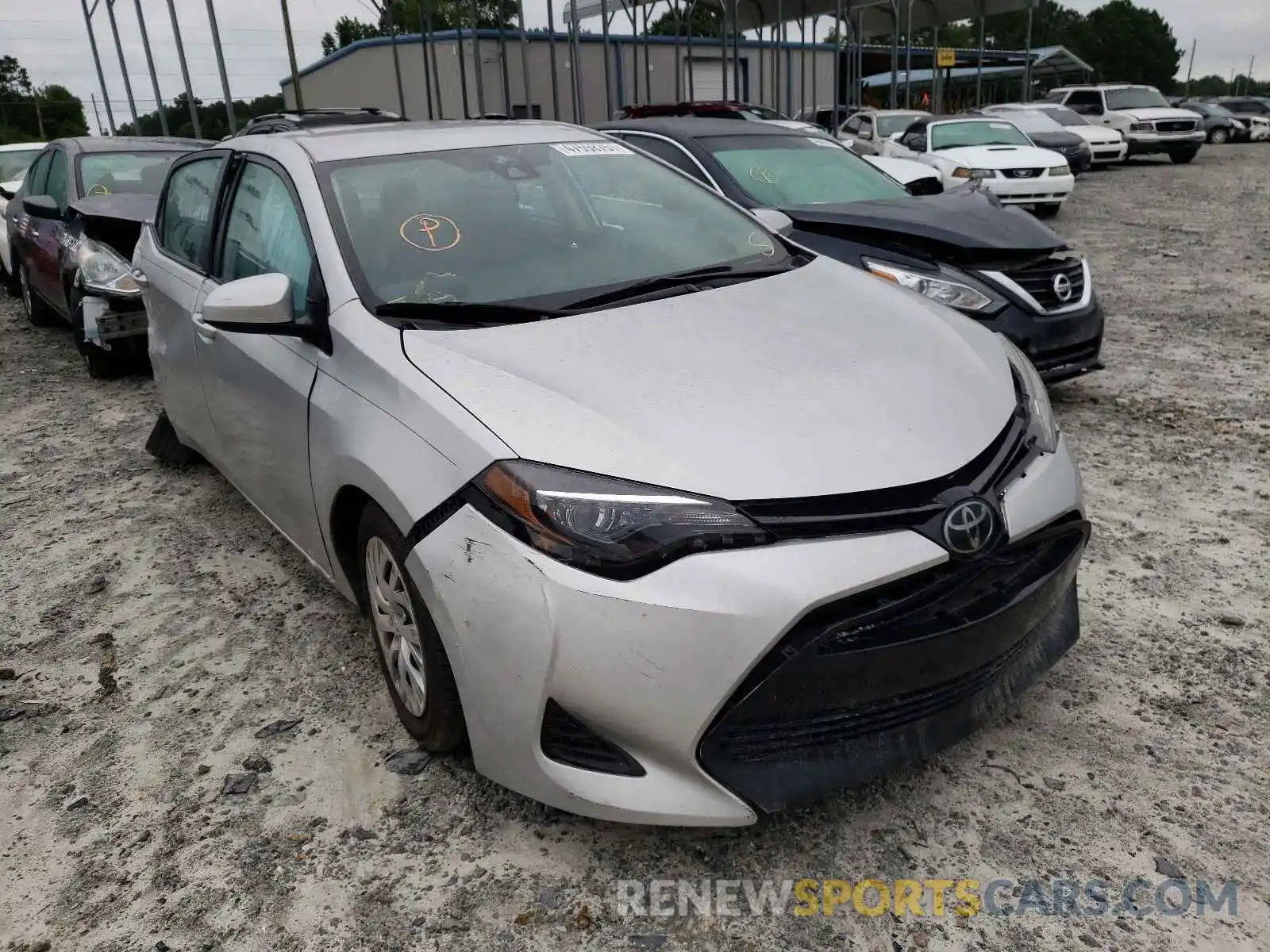 1 Photograph of a damaged car 5YFBURHE8KP949550 TOYOTA COROLLA 2019