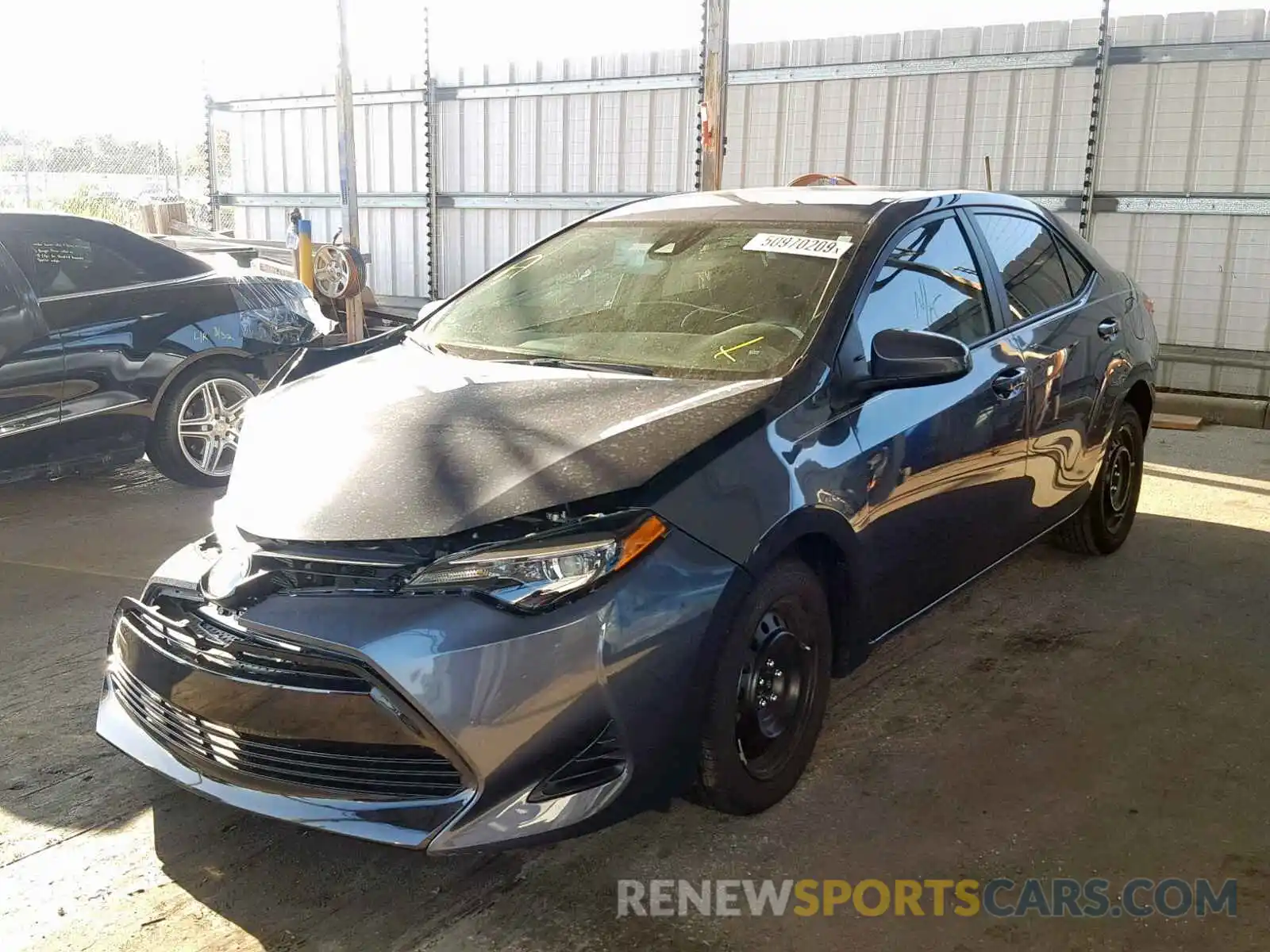 2 Photograph of a damaged car 5YFBURHE8KP949578 TOYOTA COROLLA 2019