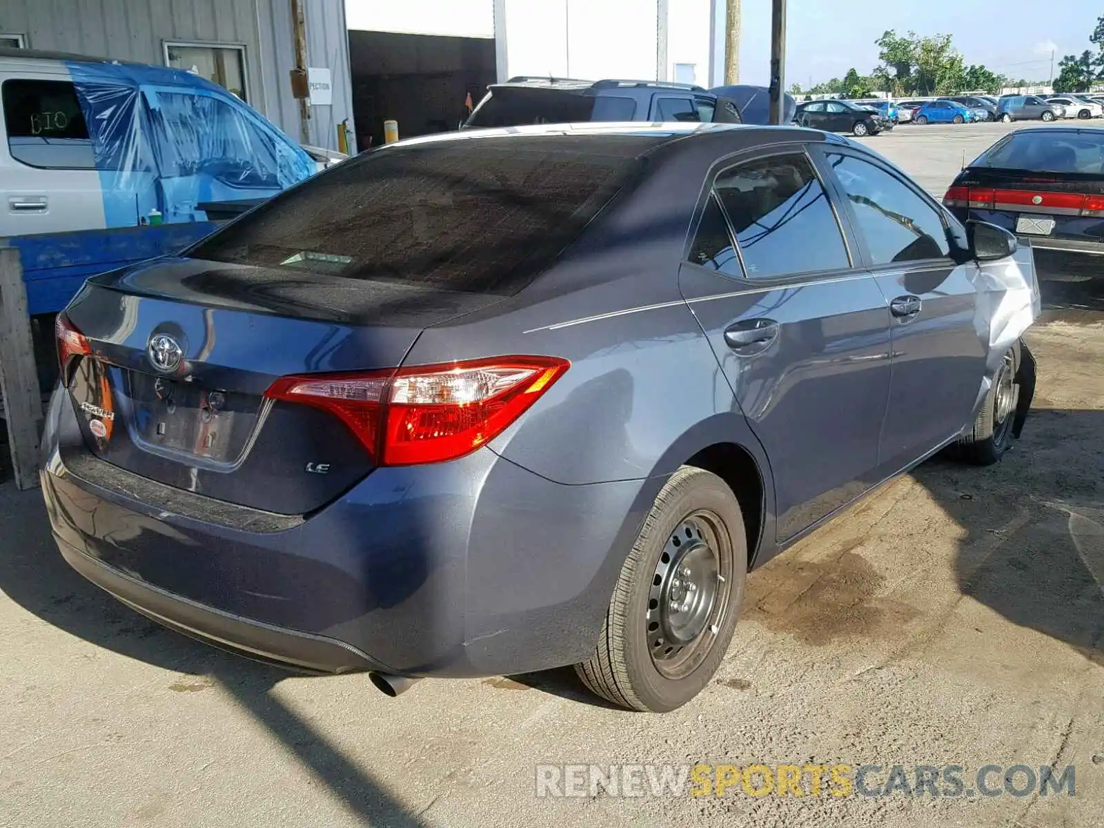 4 Photograph of a damaged car 5YFBURHE8KP949578 TOYOTA COROLLA 2019