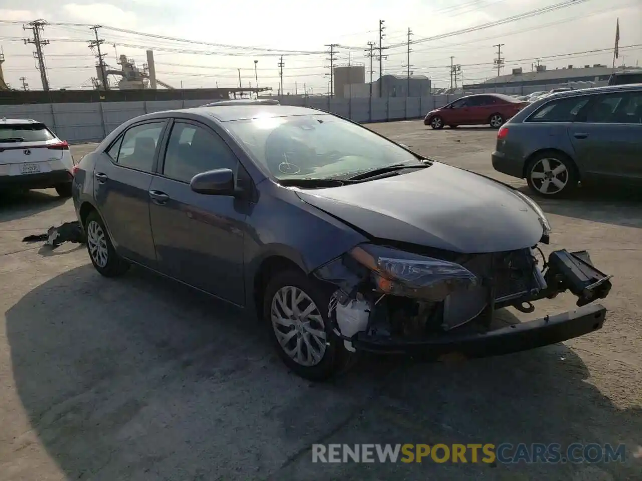 1 Photograph of a damaged car 5YFBURHE8KP949712 TOYOTA COROLLA 2019