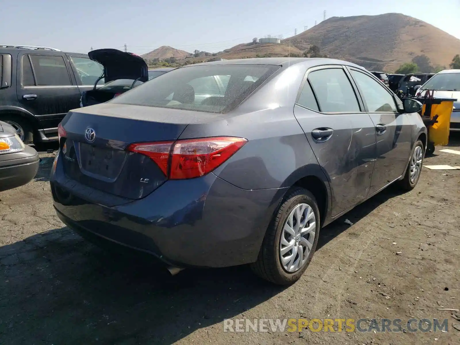 4 Photograph of a damaged car 5YFBURHE8KP949810 TOYOTA COROLLA 2019