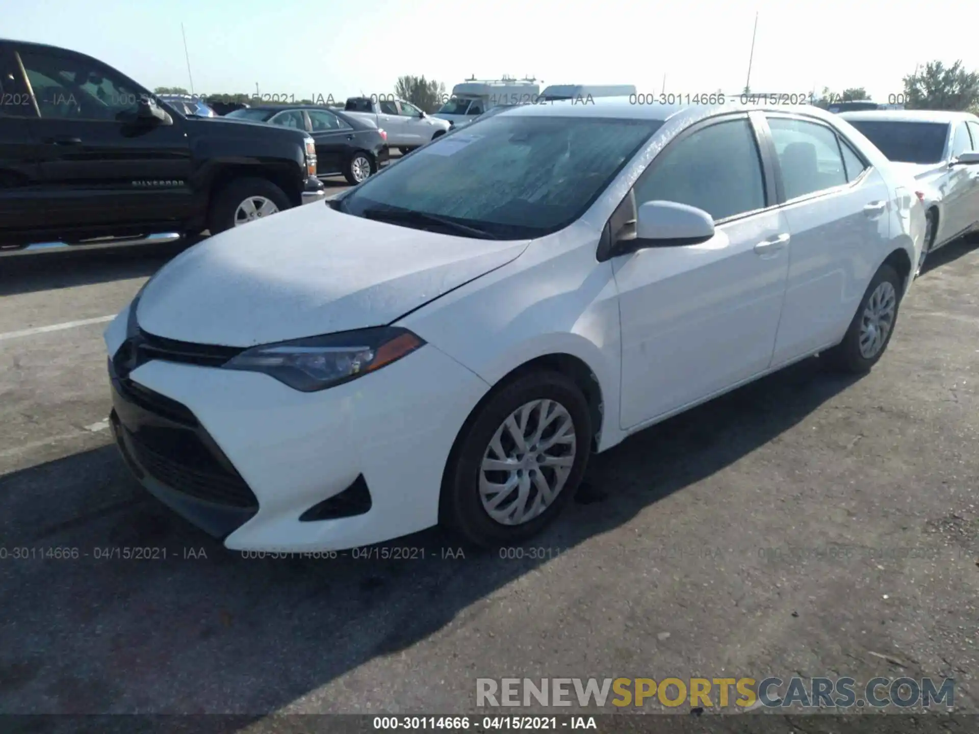 2 Photograph of a damaged car 5YFBURHE8KP949919 TOYOTA COROLLA 2019