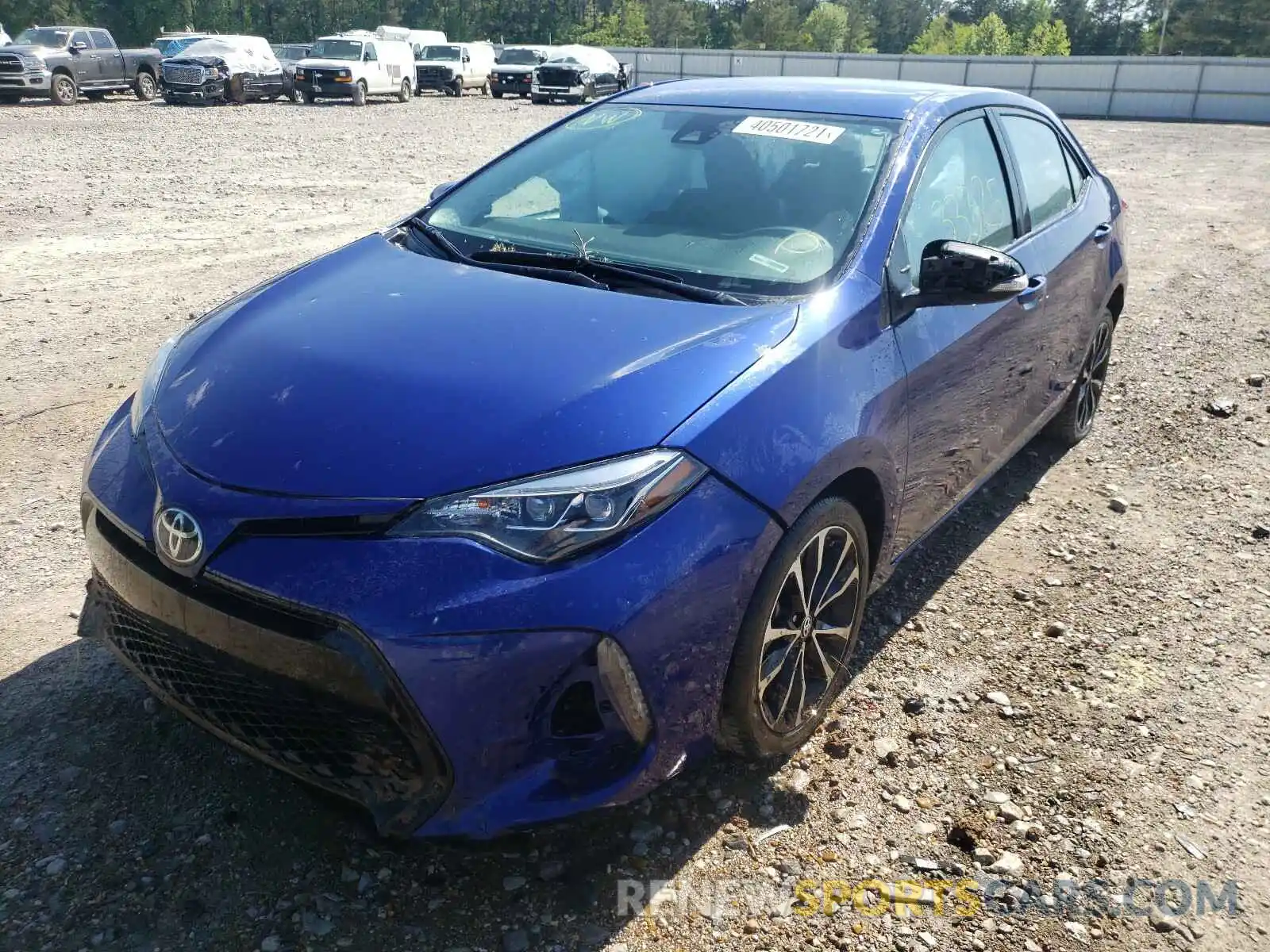 2 Photograph of a damaged car 5YFBURHE9KP856648 TOYOTA COROLLA 2019