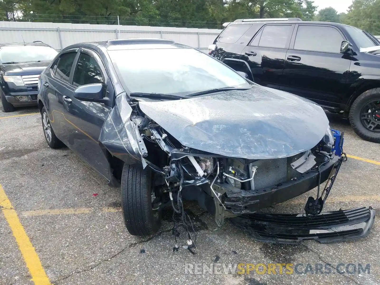 1 Photograph of a damaged car 5YFBURHE9KP856939 TOYOTA COROLLA 2019