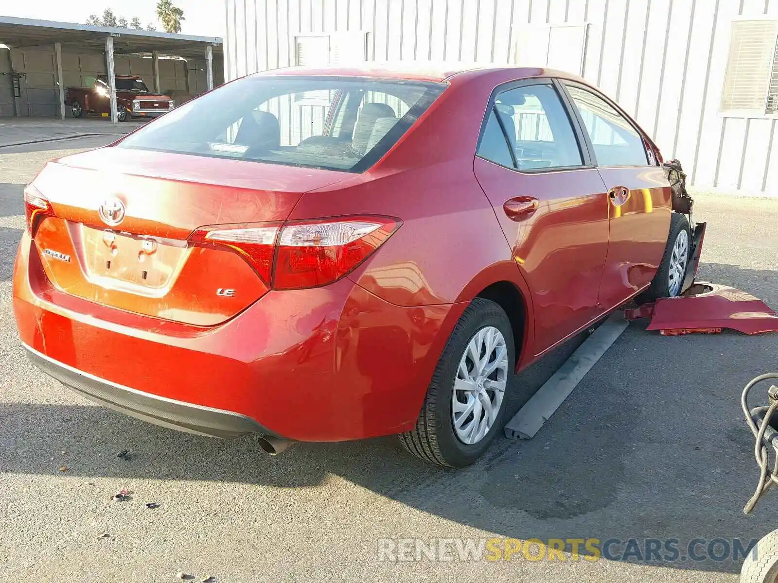 4 Photograph of a damaged car 5YFBURHE9KP857010 TOYOTA COROLLA 2019