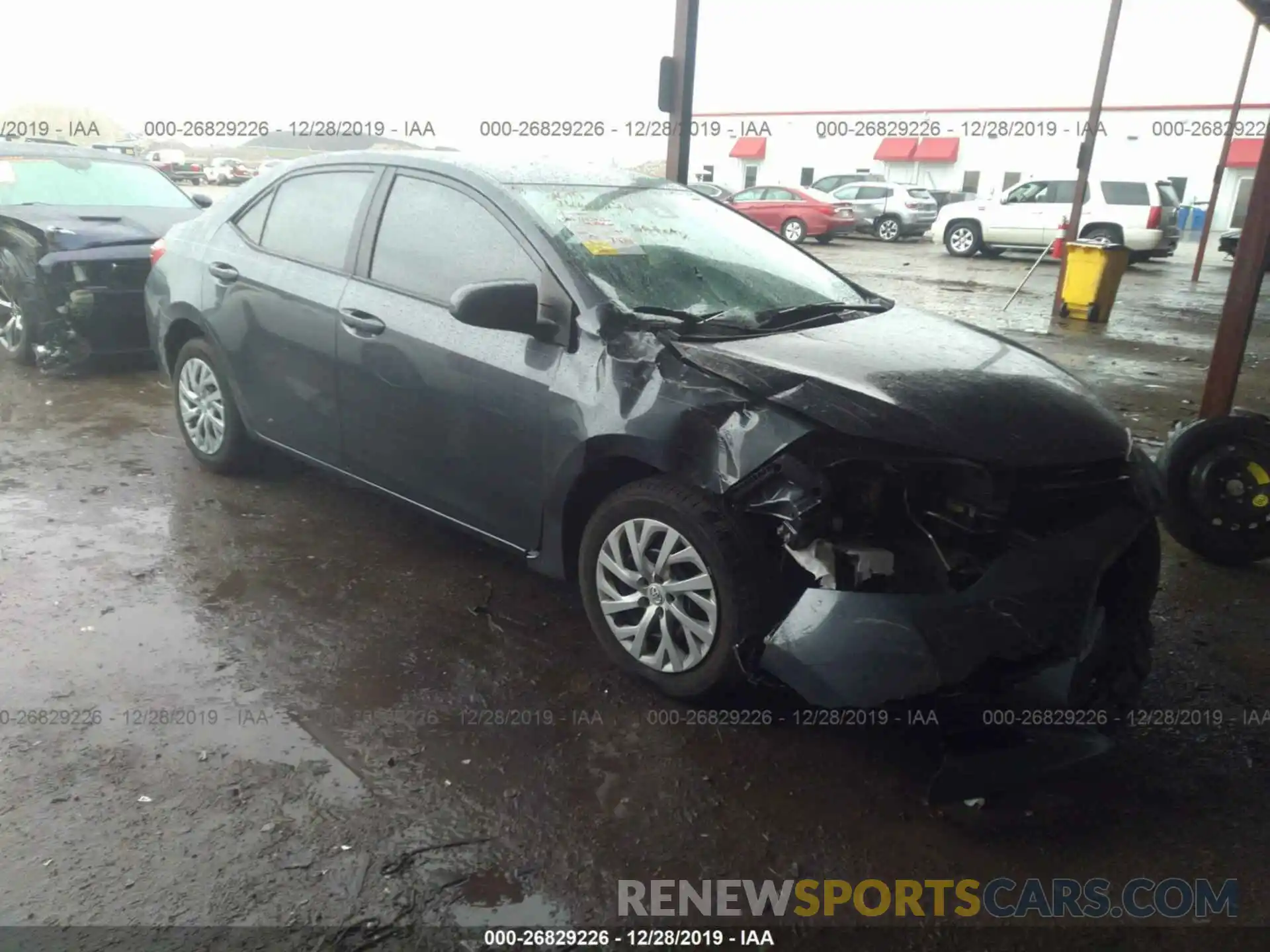 1 Photograph of a damaged car 5YFBURHE9KP857184 TOYOTA COROLLA 2019