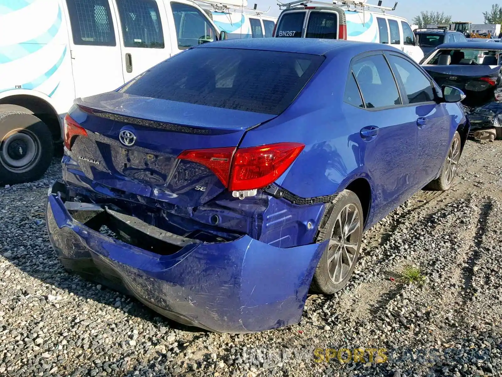 4 Photograph of a damaged car 5YFBURHE9KP857315 TOYOTA COROLLA 2019