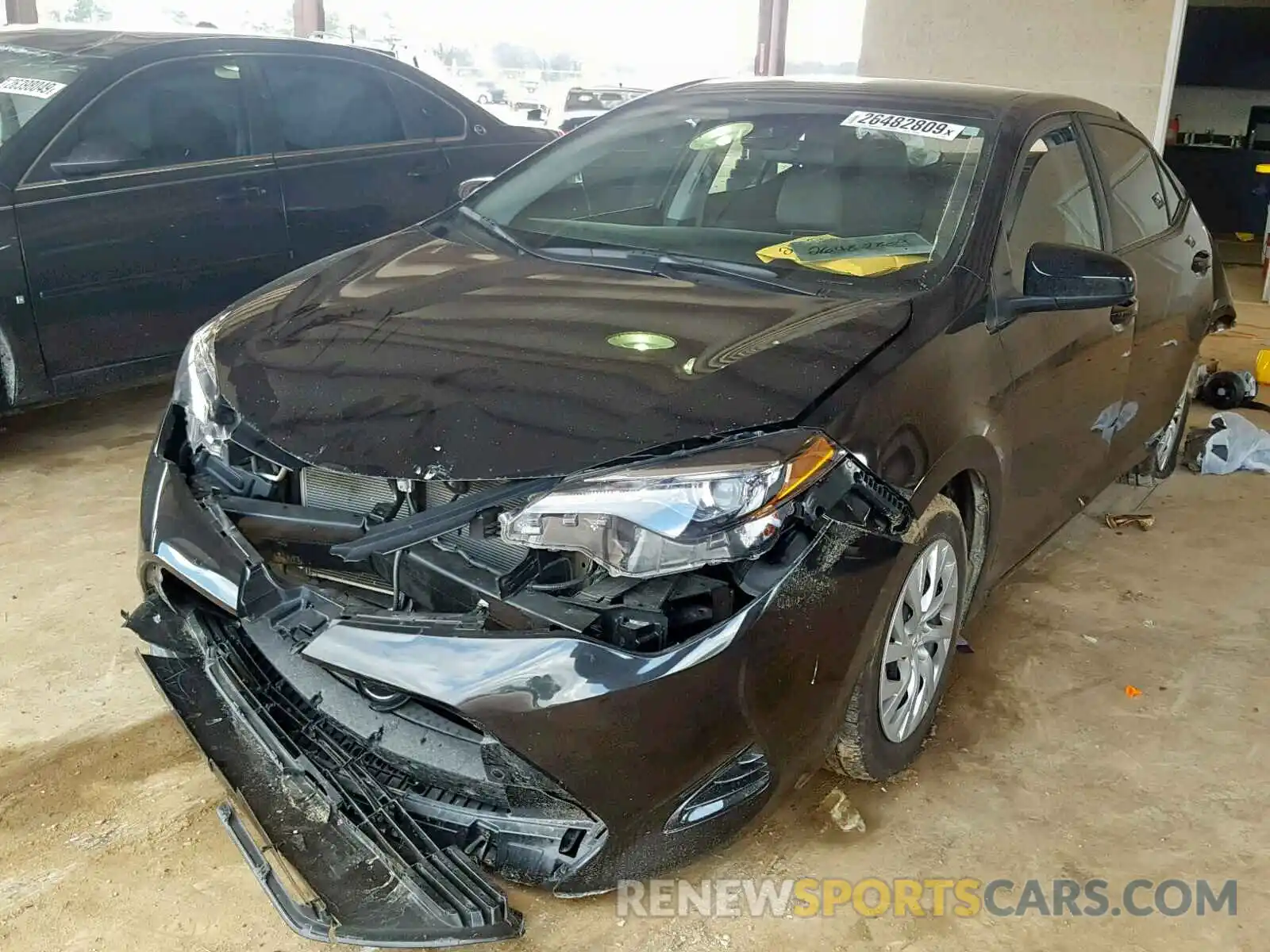 2 Photograph of a damaged car 5YFBURHE9KP857556 TOYOTA COROLLA 2019