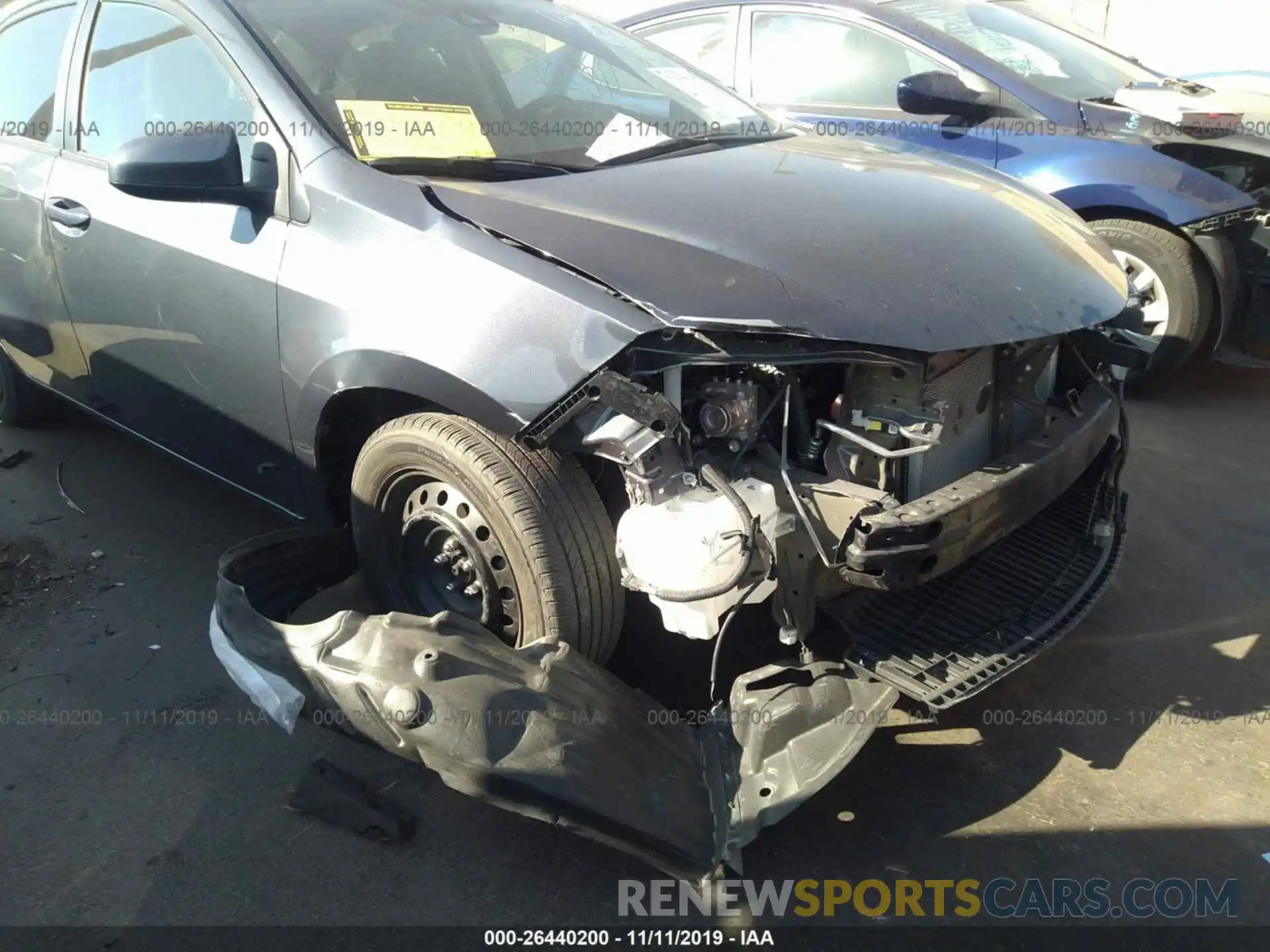 6 Photograph of a damaged car 5YFBURHE9KP857802 TOYOTA COROLLA 2019