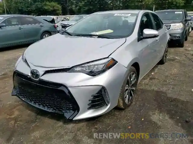 2 Photograph of a damaged car 5YFBURHE9KP857833 TOYOTA COROLLA 2019