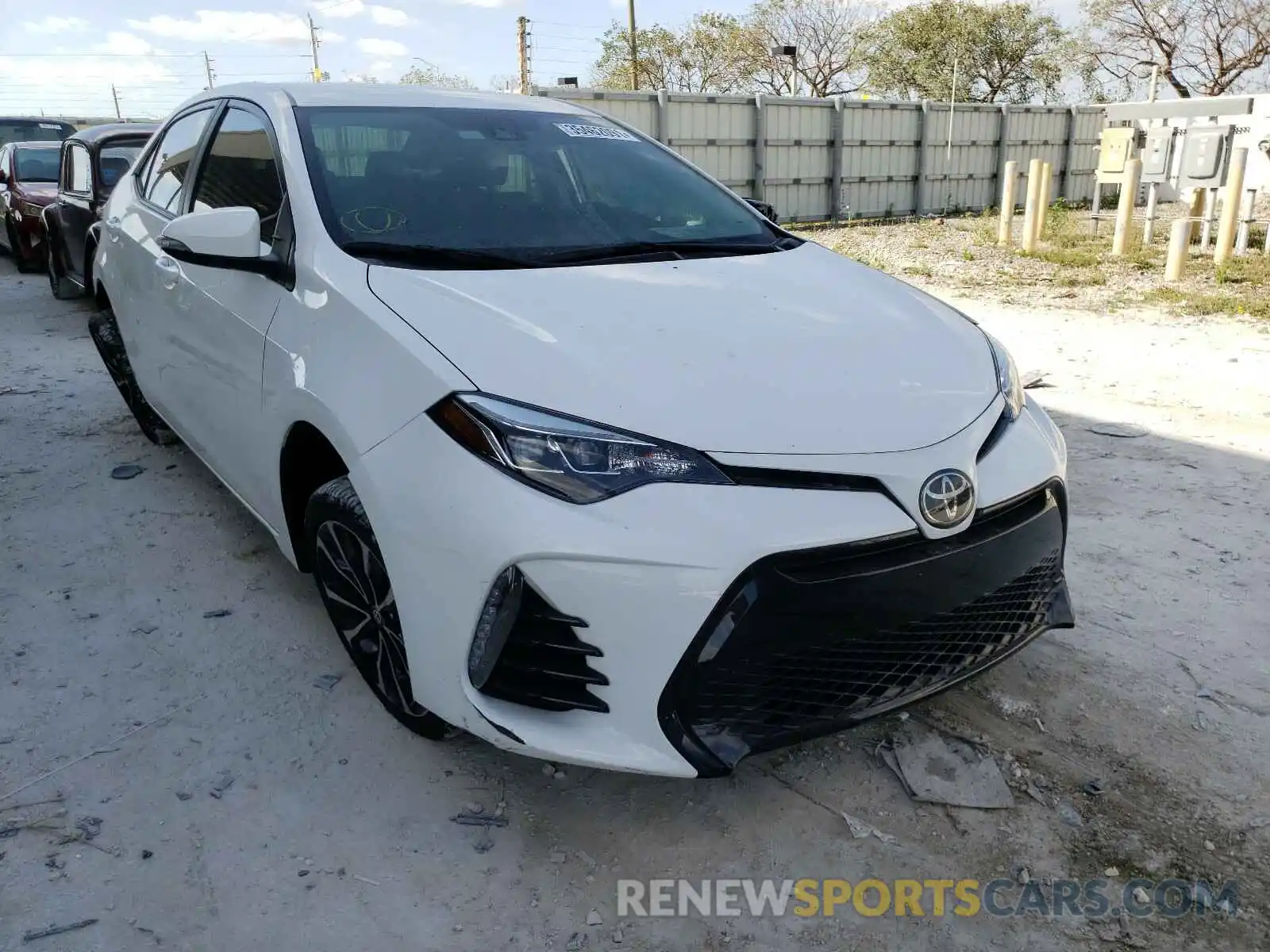 1 Photograph of a damaged car 5YFBURHE9KP857900 TOYOTA COROLLA 2019