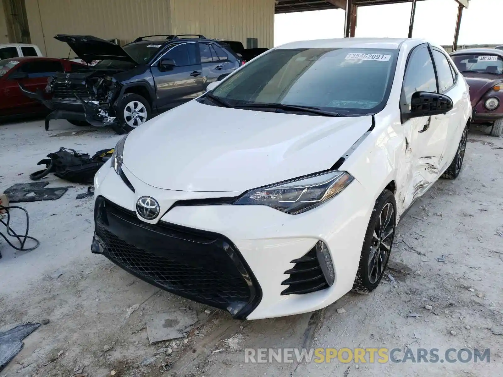 2 Фотография поврежденного автомобиля 5YFBURHE9KP857900 TOYOTA COROLLA 2019