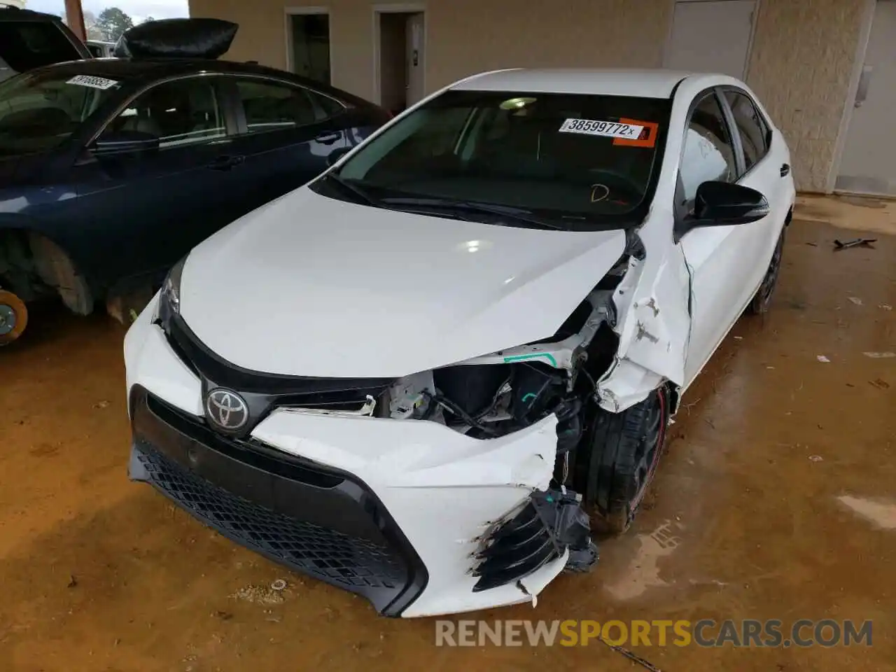 2 Photograph of a damaged car 5YFBURHE9KP857959 TOYOTA COROLLA 2019