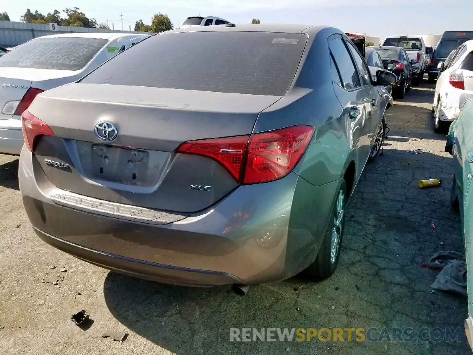 4 Photograph of a damaged car 5YFBURHE9KP858075 TOYOTA COROLLA 2019