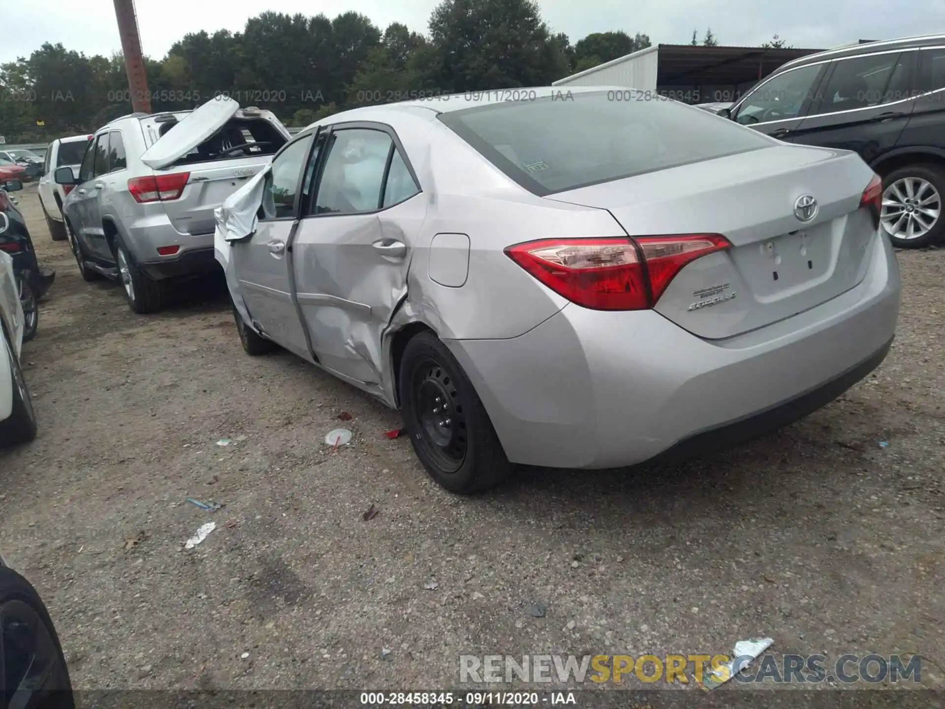 3 Photograph of a damaged car 5YFBURHE9KP858254 TOYOTA COROLLA 2019