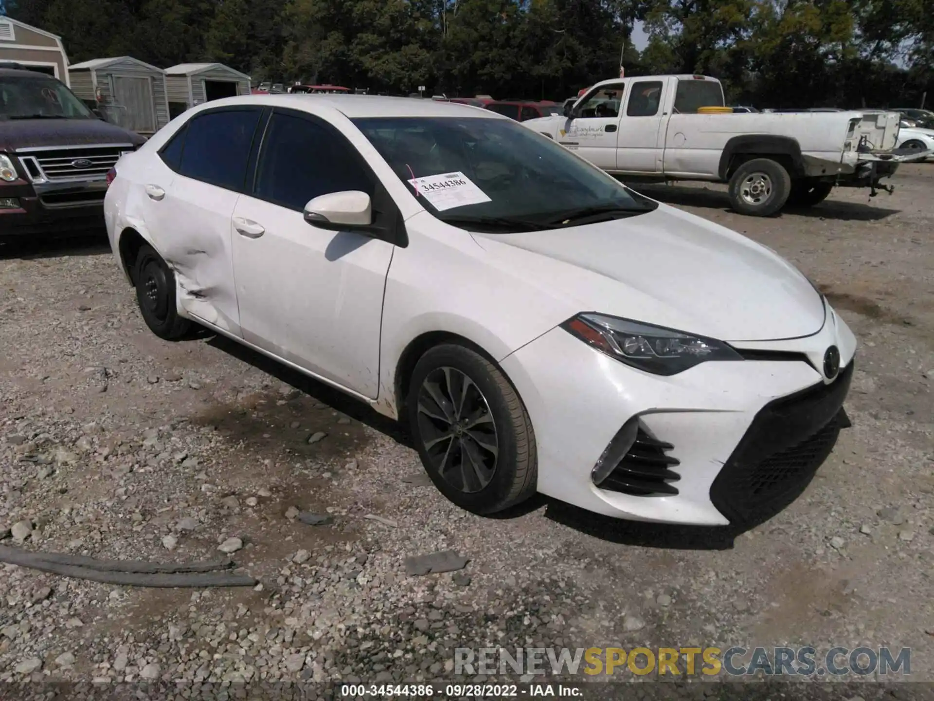 1 Photograph of a damaged car 5YFBURHE9KP858626 TOYOTA COROLLA 2019